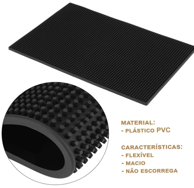 Tapete Escorredor PVC 30cmx40cm Ck4881