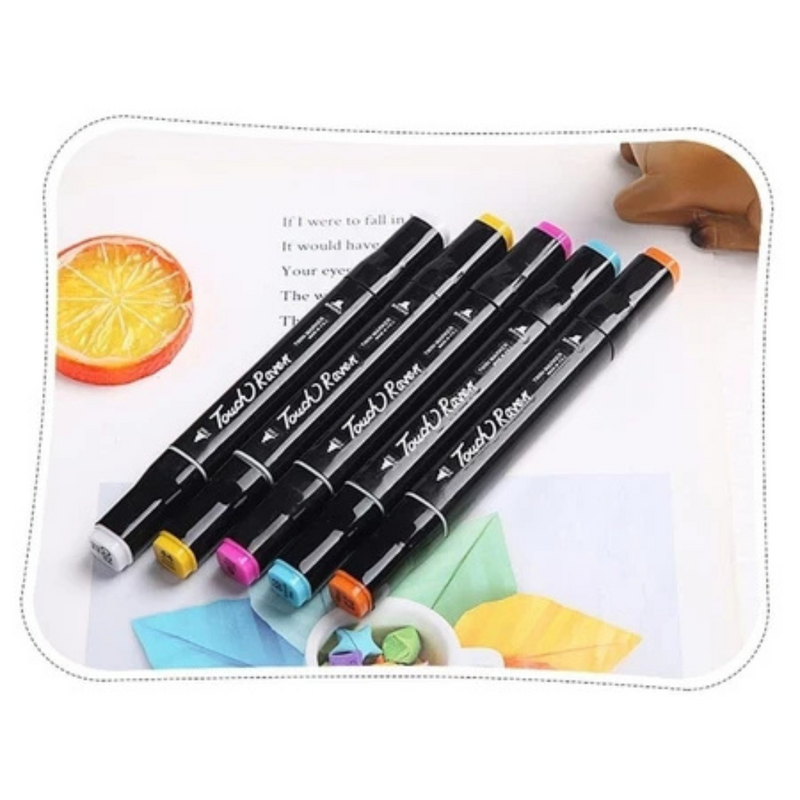 Kit de Colorir Bobbie Good – Capa Dura Desenho Canetinhas Ponta Dupla