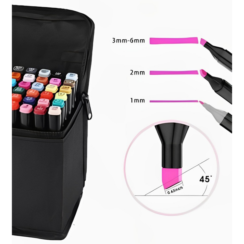 Kit de Colorir Bobbie Good – Capa Dura Desenho Canetinhas Ponta Dupla