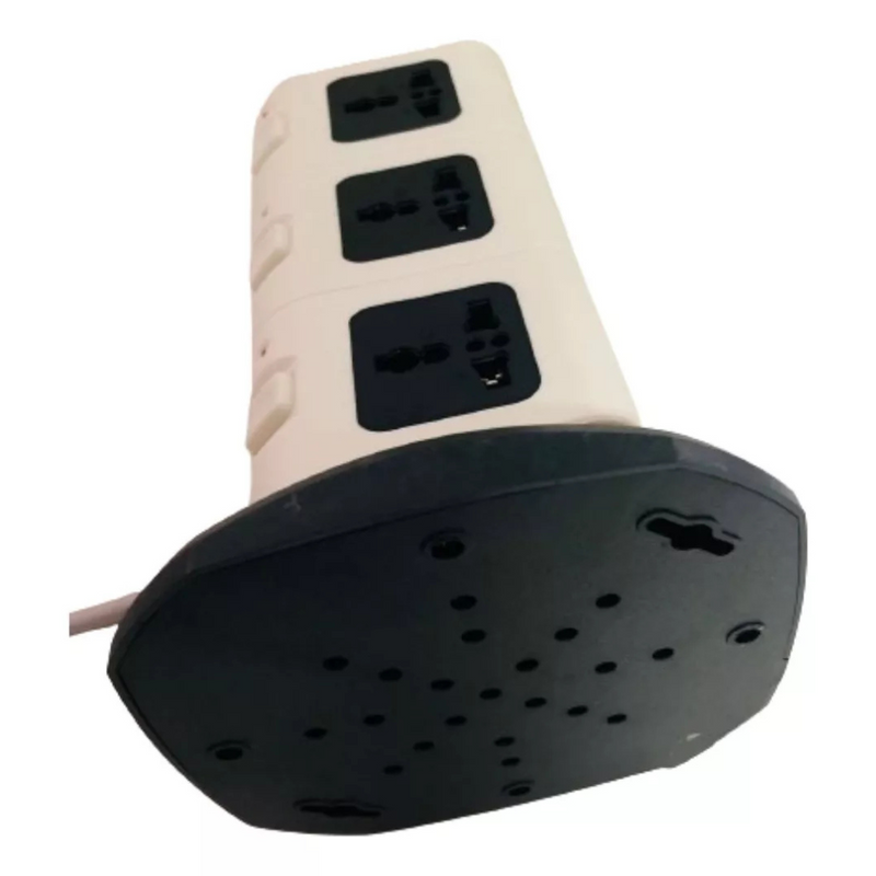 Torre de Tomadas Elétrica com 5 Entradas Universais e 2 Portas USB - OI-To 129