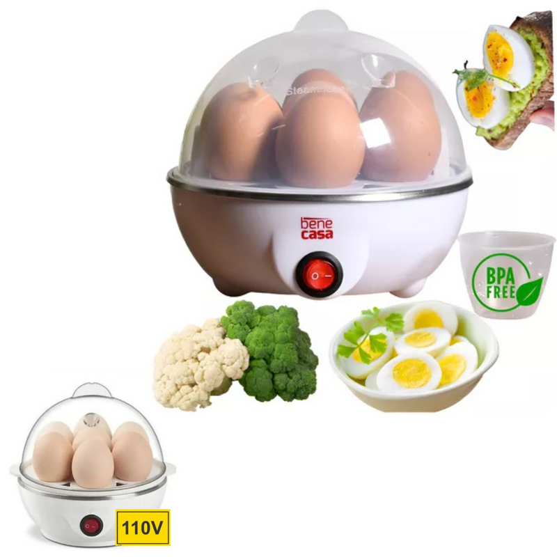 Cozedor de Ovos Elétrico Multifuncional - Egg Cooker 110V