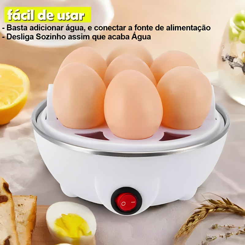 Cozedor de Ovos Elétrico Multifuncional - Egg Cooker 110V