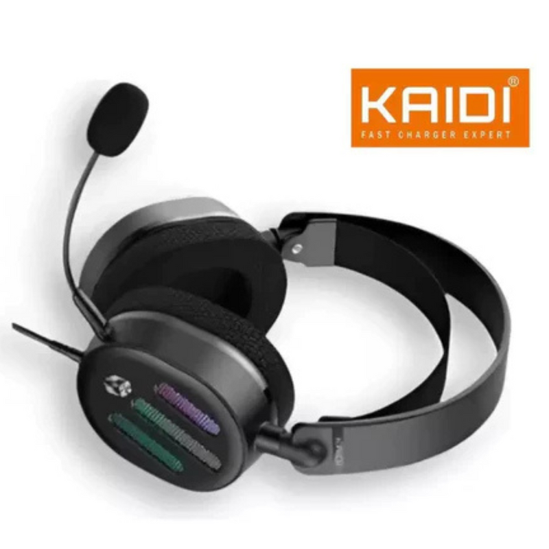 Fone Headset Gamer Rgb Usb 7.1 KD-G32 Kaidi -Preto