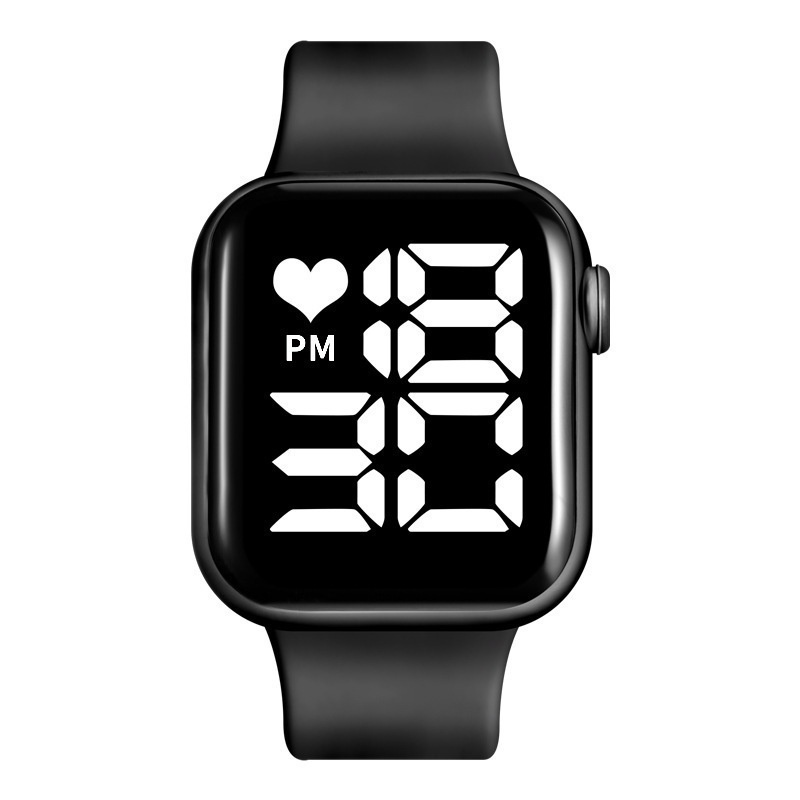 Relógio Digital Masculino Feminino Resiste Água Skmei 1876 - Preto