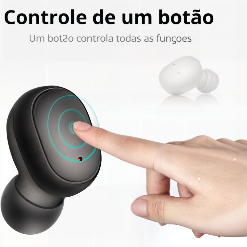 Fone de Ouvido Bluetooth 5.0 Redmi Airdots 2  - Preto