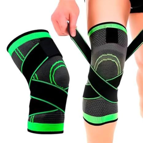 Kit 2 Joelheiras de Compressão Ortopédica Alivia Dor Firme - Knee Support MWKS 6906
