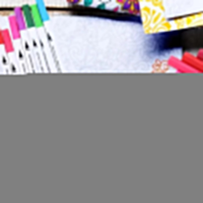 Kit Caneta Colorir Desenhos Ponta Dupla 2 Traços 80 Unidades - Com maletinha