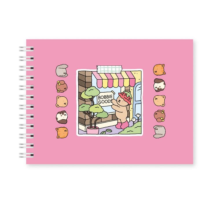 Kit de Colorir Bobbie Good – Capa Dura Desenho Canetinhas Ponta Dupla