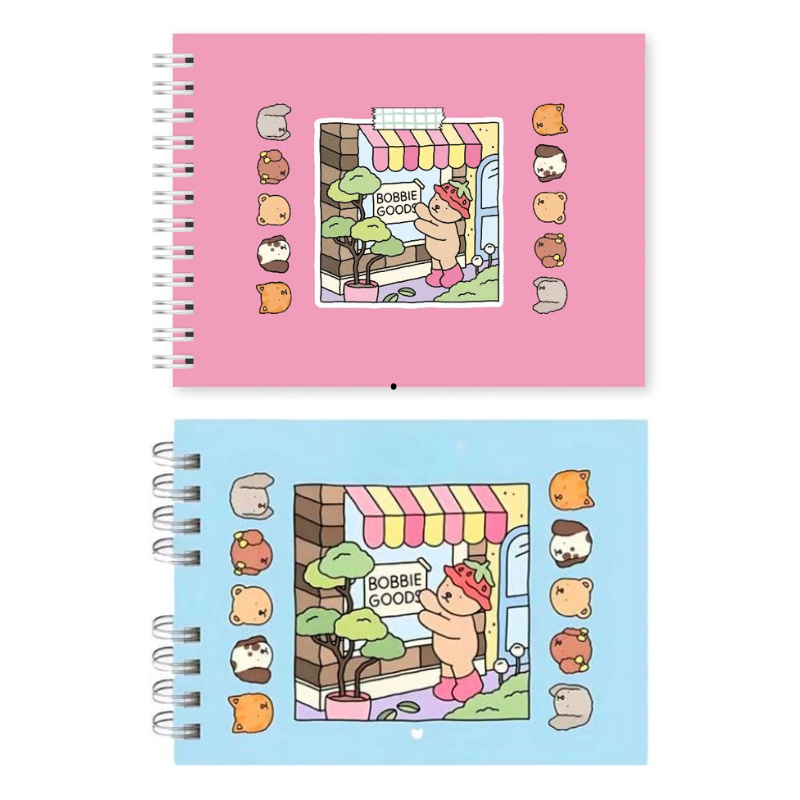 Kit de Colorir Bobbie Good – Capa Dura Desenho Canetinhas Ponta Dupla