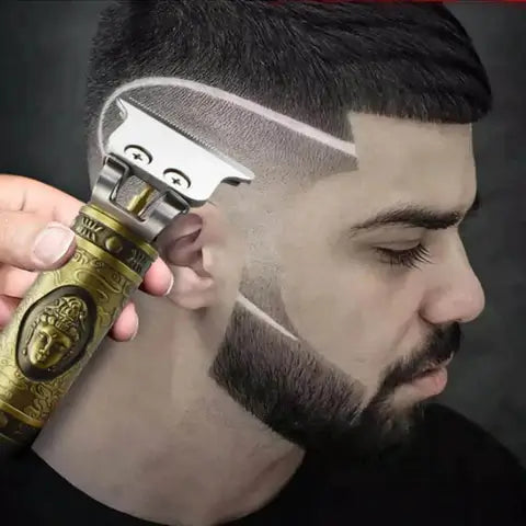 Maquina Acabamento Recarregável Cabelo Barba Sem Fio Premium