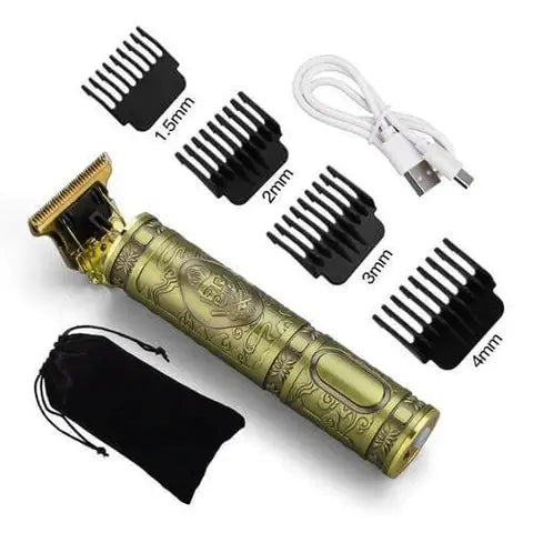 Maquina Acabamento Recarregável Cabelo Barba Sem Fio Premium