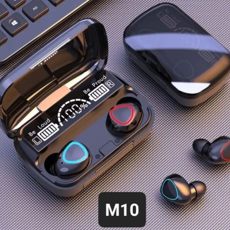 Fone Bluetooth M10 Sem Fio Display Digital - Preto