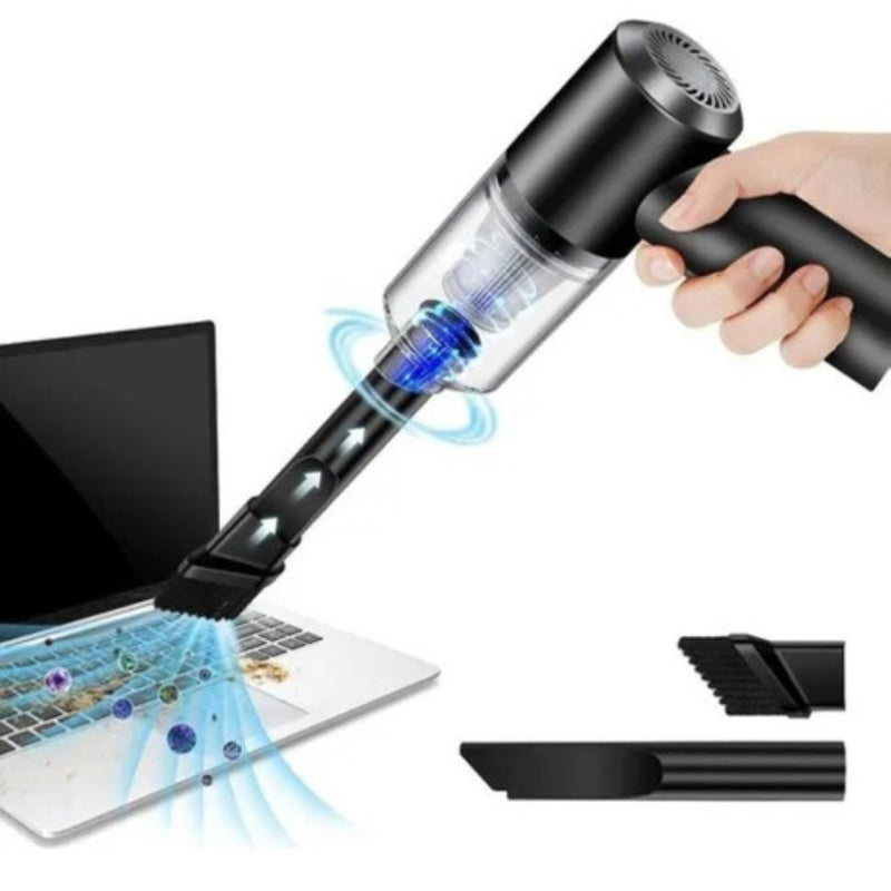 Aspirador de Pó Portátil PowerVac Go sem Fio 4 em 1