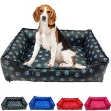 Cama Pet Cachorro Gato Quadrada Estampada - Cores Variadas